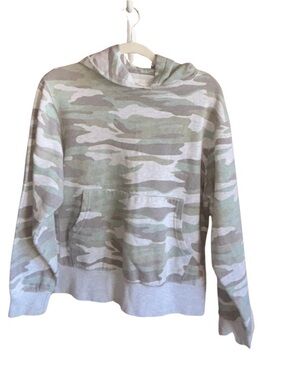 Reflex Crewneck Hoodie in Light Green Camo
